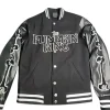 The Pumpkin King Black Varsity Jacket