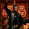 The Tonight Show Shaboozey Leather Vest