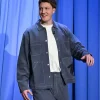 The Tonight Show Starring Jimmy Fallon S13 Pro Basketball Player Kon Knueppel Grey Suede Jacket