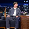 The Tonight Show Starring Jimmy Fallon S13 Pro Basketball Player Kon Knueppel Grey Suede Jacket Front