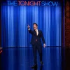 The Tonight Show Starting Jimmy Fallon Host Black Suit Front