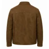 The Town That Takes Dean Richardson Brown Suede Jacket Back