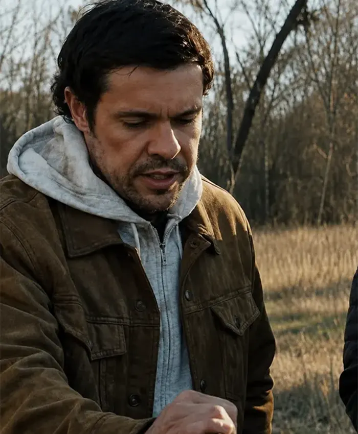 The Town That Takes Dean Richardson Brown Suede Jacket