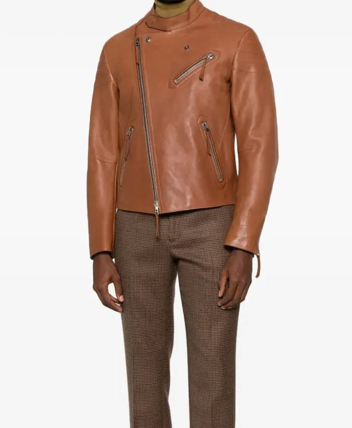 Tom-Ford-Brown-Real-Leather-Biker-Jacket-Men