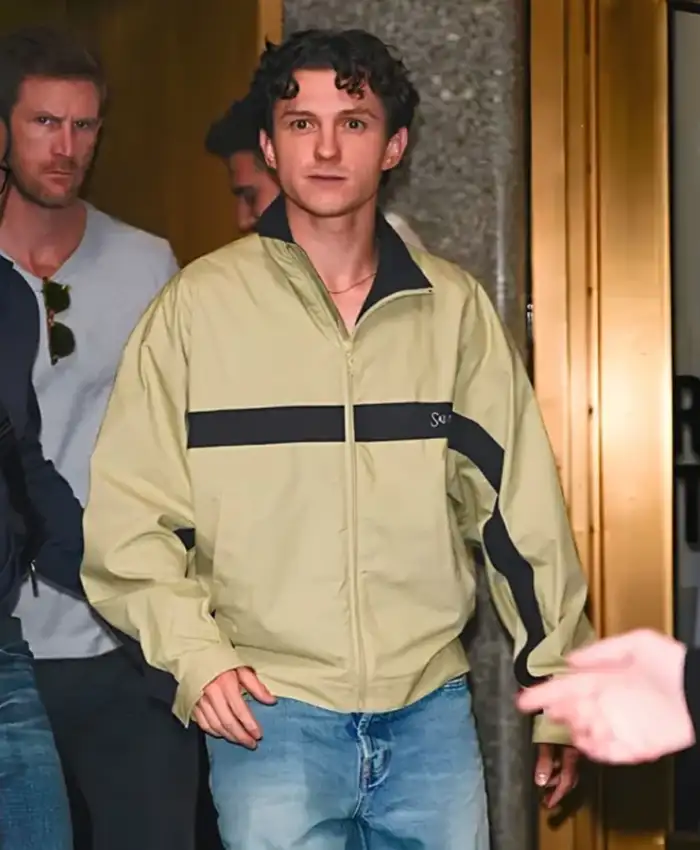 Tom Holland New York City Saint Laurent Jacket For Sale