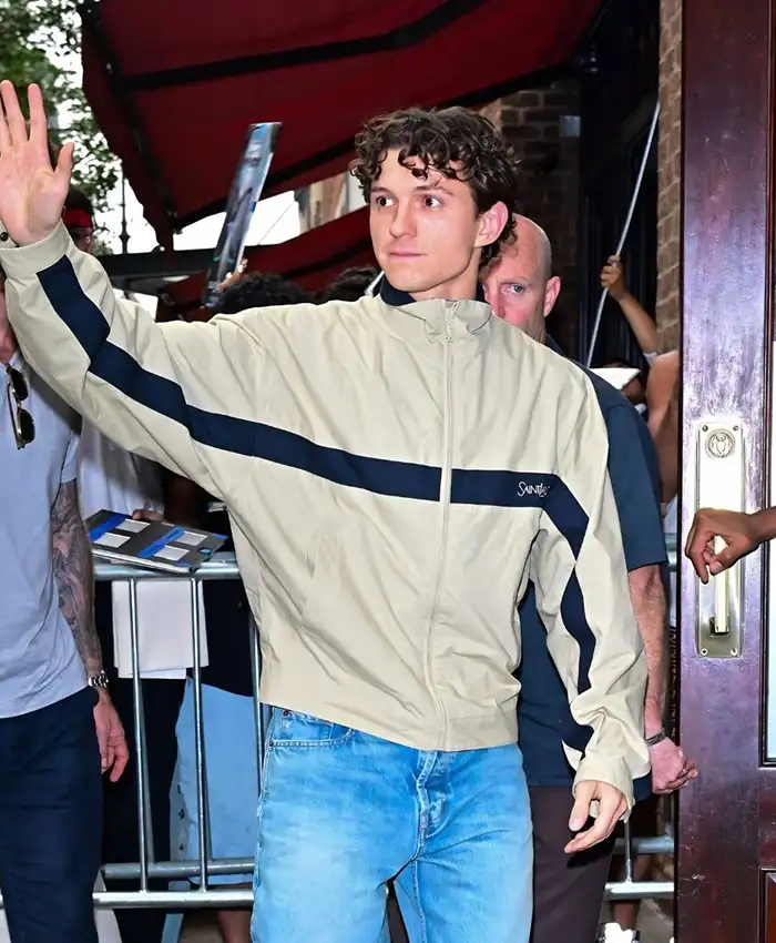 Tom Holland New York City Saint Laurent Jacket