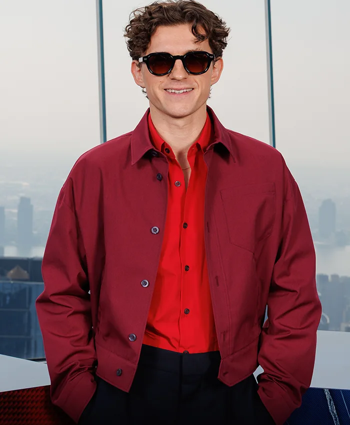 Tom Holland Spider Man New Day New York Red Jacket