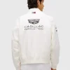 Tommy Hilfiger x Cadillac F1 Team White Bomber Jacket Back