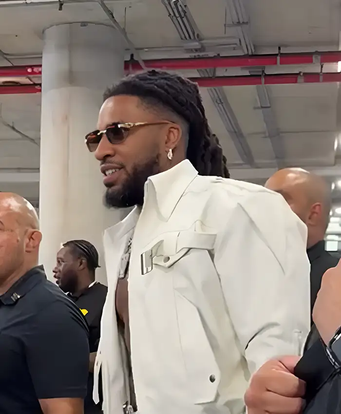 Trick Williams Fanatics Fest NYC 2026 White Leather Jacket