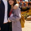 Trying S05 Esther Smith Purple Trench Coat Side