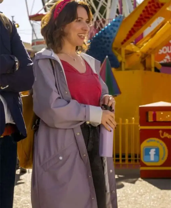 Trying S05 Esther Smith Purple Trench Coat