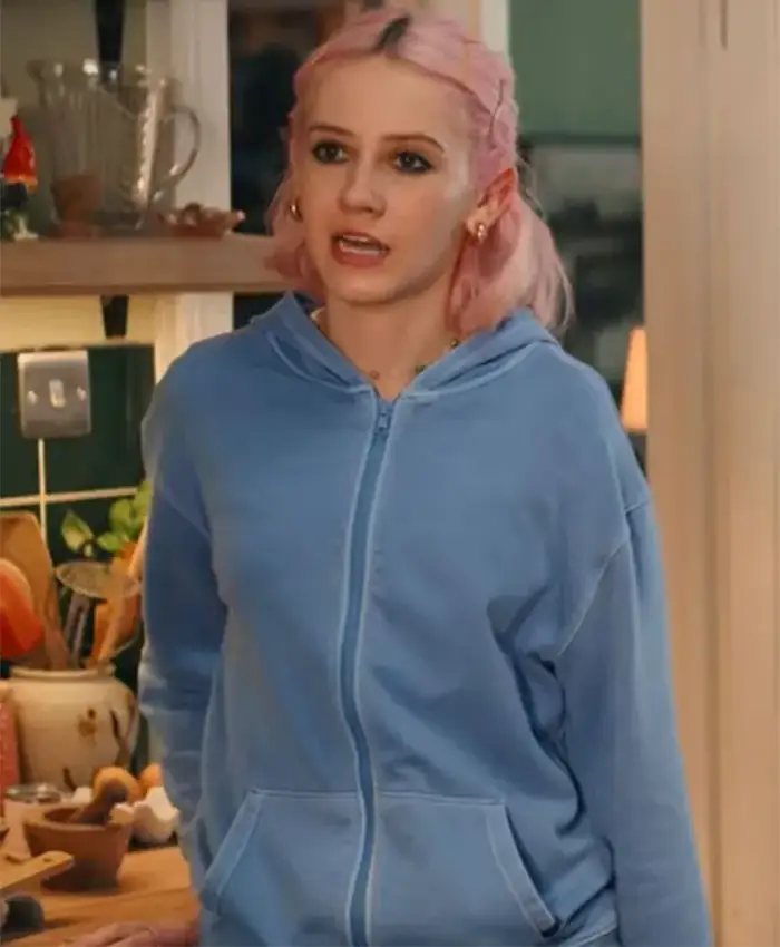 Trying S05 Princess Blue Hooded Jacket