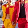 UFC 329 Alessa Holloway Yellow Suit Front