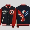 USA Independence Eagle Varsity Jacket For Sale