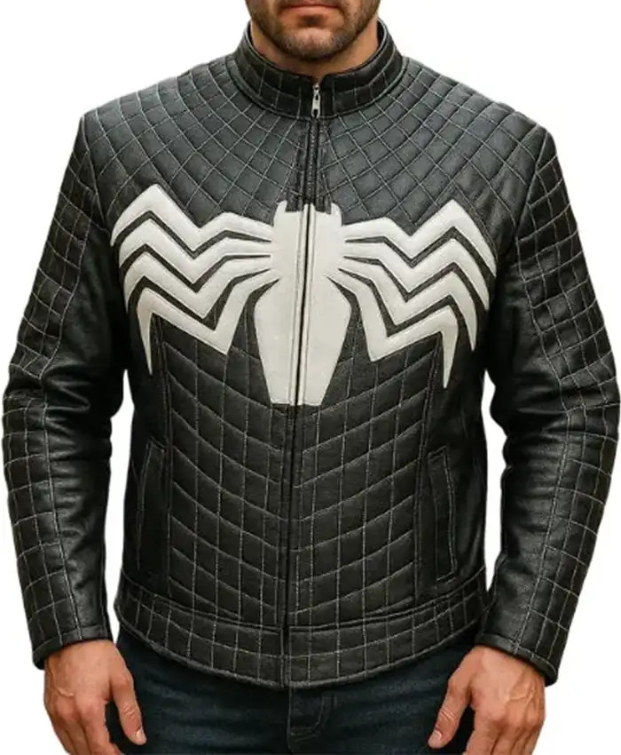 Venom Spiderman Costume Black Jacket