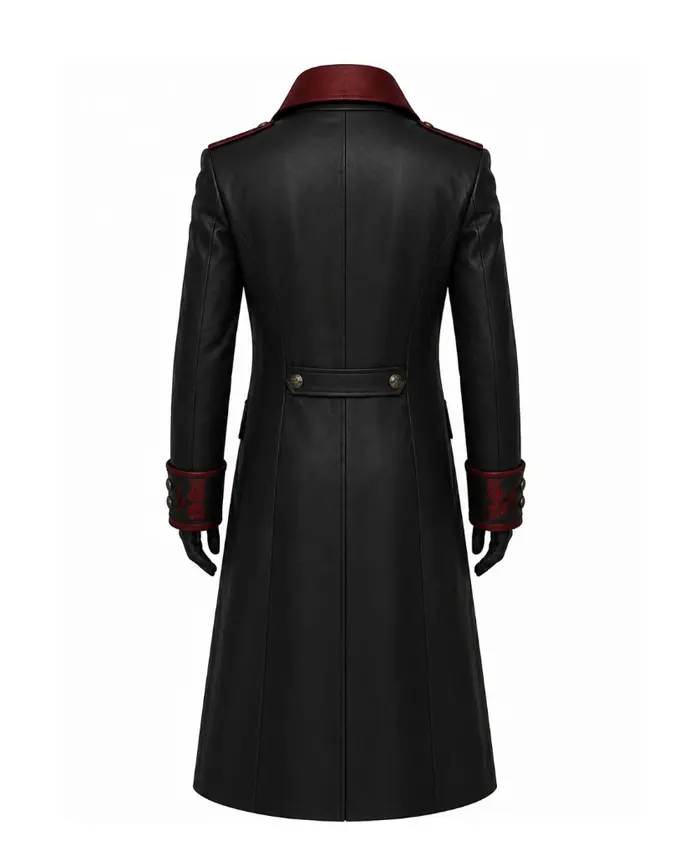 Victorian Gothic Vampire Embroidered Coat For Sale