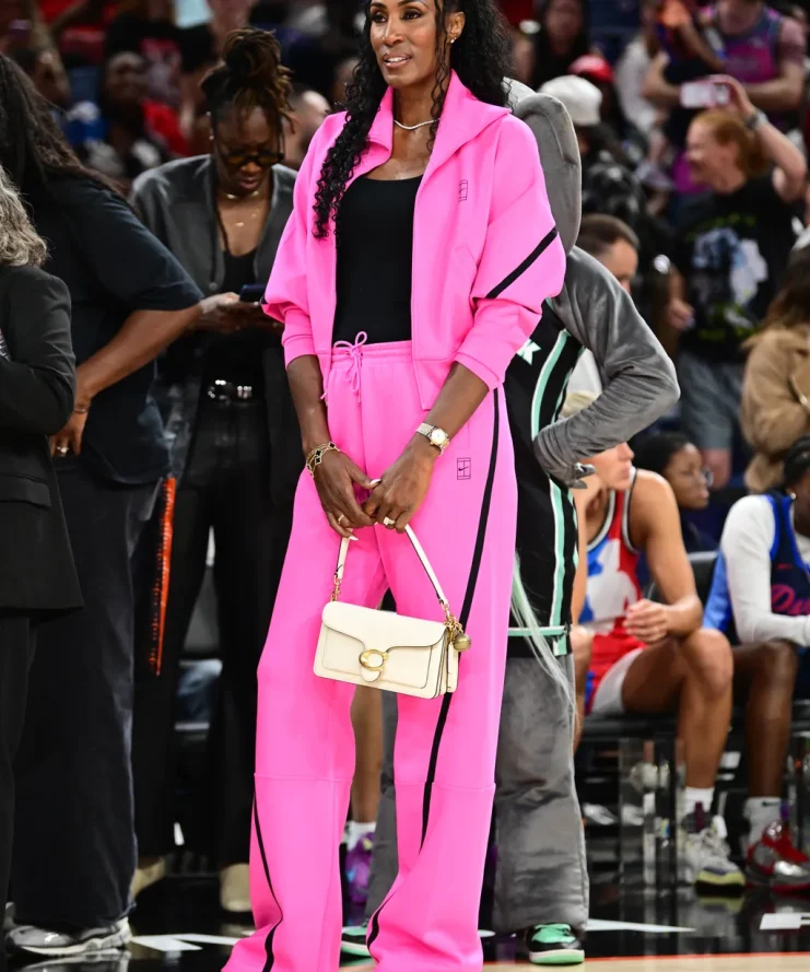 WNBA All-Star Weekend 2026 Lisa Leslie Pink Tracksuit
