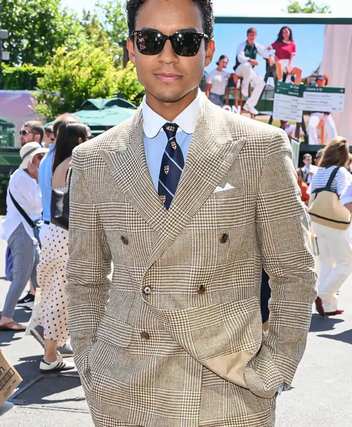 Wimbledon 2026 Jaafar Jackson Checkered Blazer For Sale