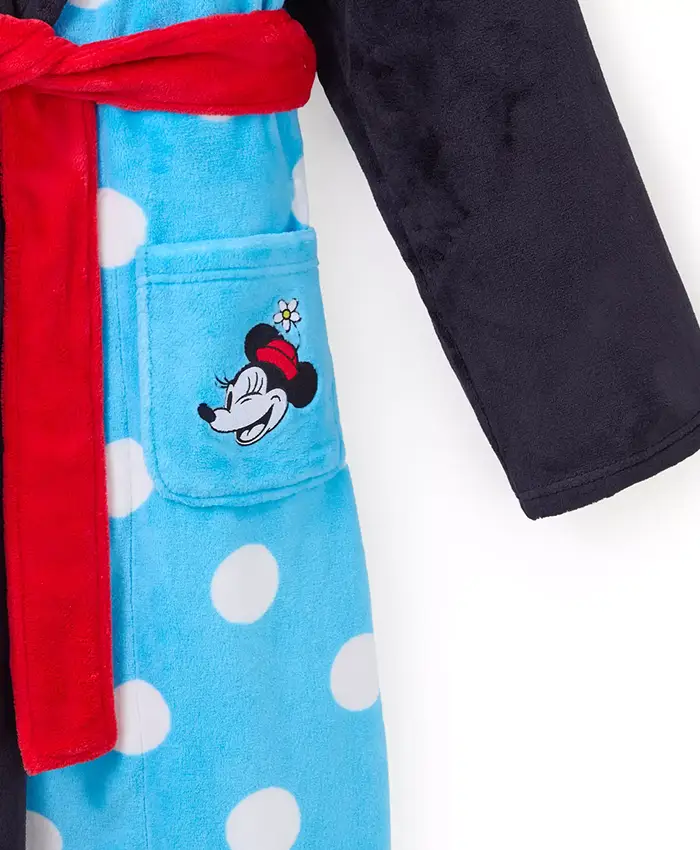 Women's Disney x Minnie Mouse Plush Hooded Robe Side