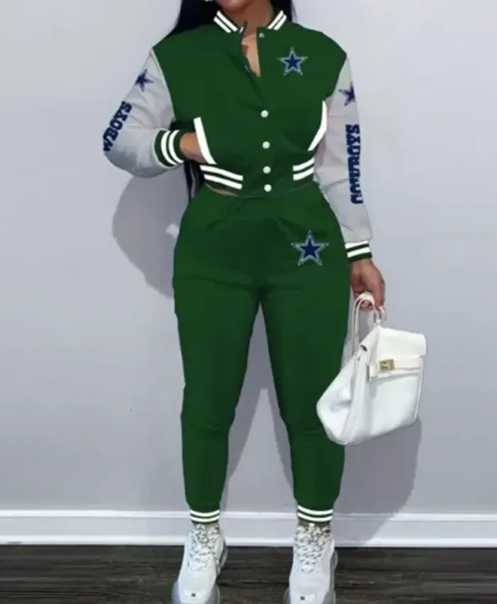 Women's NFL Dallas Cowboys Tracksuit Green