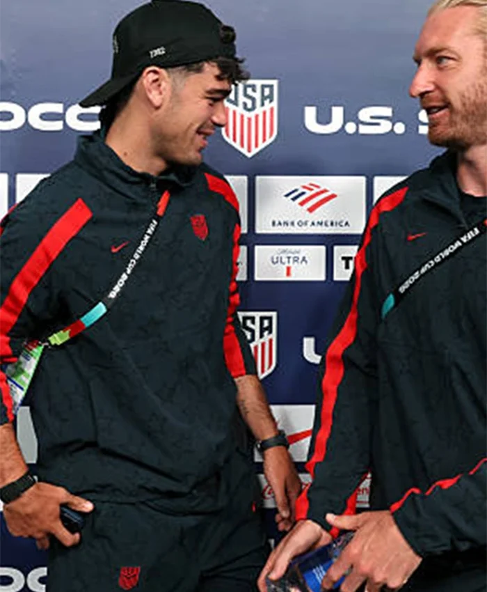 World Cup 2026 USA Hooded Training Jacket Front