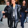 Zendaya NY 2026 Louis Vuitton Leather Blazer
