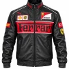 Black Zyrox F1 racing jacket made from durable polyester fabric