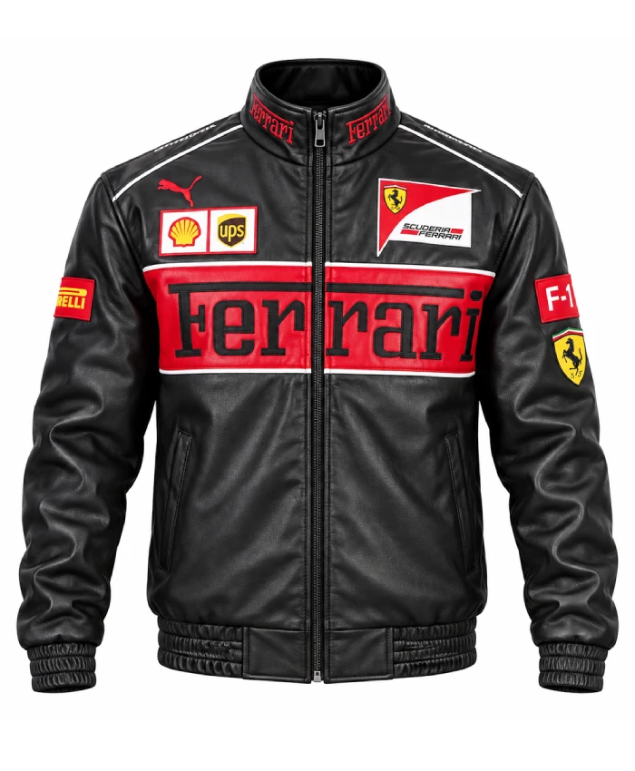 Black Zyrox F1 racing jacket made from durable polyester fabric