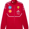 2025 Scuderia Ferrari Puma Softshell Zip Jacket Red