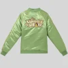 2026 The Muppet Show 50th Anniversary D23 Ultimate Disney Fan Event Green Satin Bomber Jacket Back View