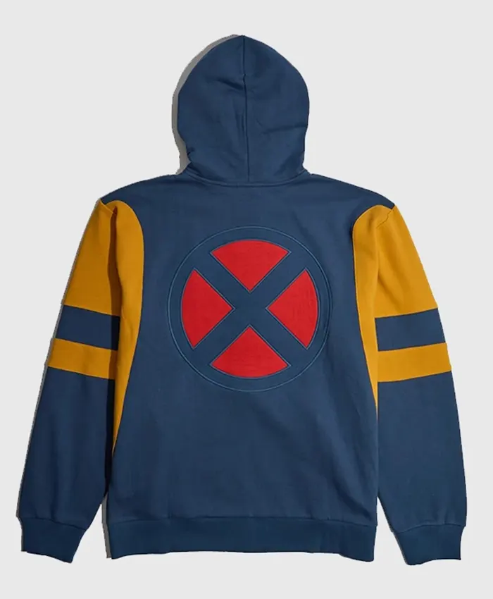 2026 X-Men San Diego Comic-Con Color Block Hooded Zip-Up Fleece Jacket