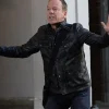 24 Kiefer Sutherland Black Leather Jacket For Sale