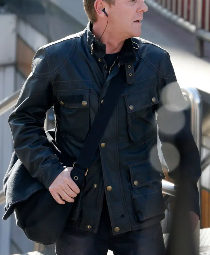 24 Kiefer Sutherland Leather Jacket