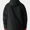 686 Foundation Insulated Black Snowboard Jacket Back