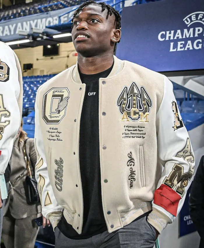 AC Milan x Off White Abloh Varsity Jacket