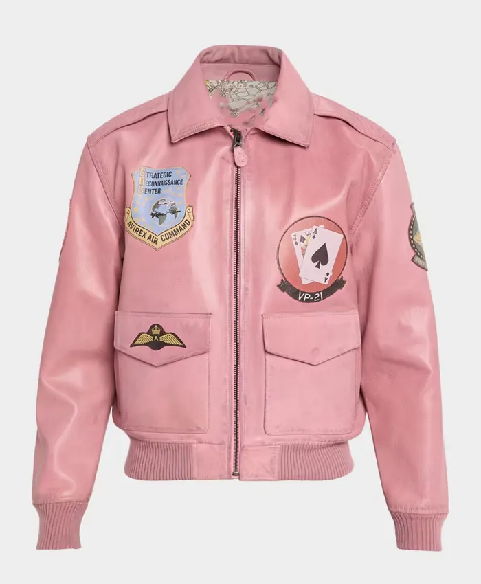 AVIREX Leather Flight Aviator Jacket