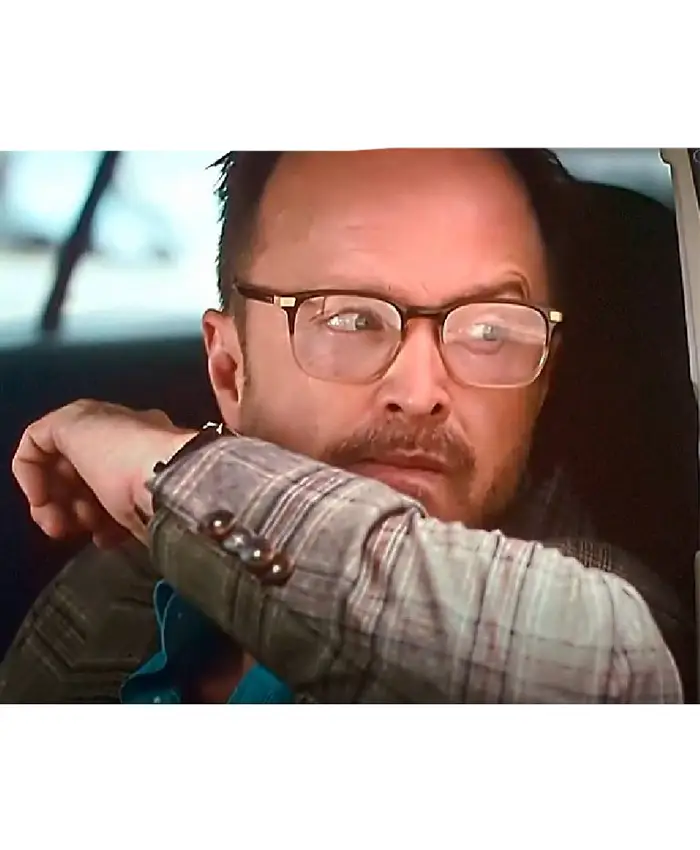 Aaron Paul Movie The Get Out 2026 Jeff Plaid Blazer Front View
