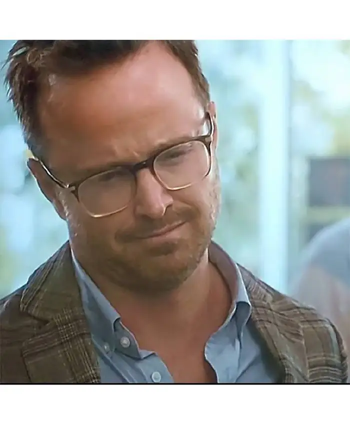Aaron Paul Movie The Get Out 2026 Jeff Plaid Blazer