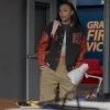 Abbie Hern TV Series Ted Lasso S04 Black and Red Bomber Jacket