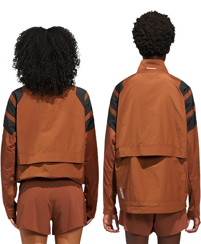 Adidas Humanrace Adizero Archive Running Jacket Back