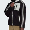 Adidas Men's Real Madrid Lifestyler Black Fleece Zip Jacket