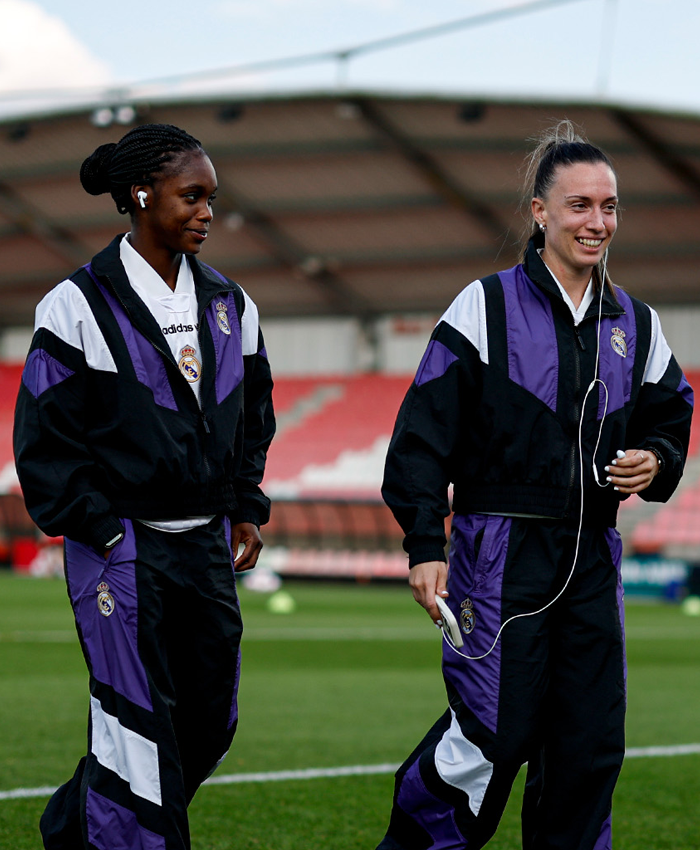 Adidas Real Madrid EQT Purple and Black Colorblock Track Jacket On Sale