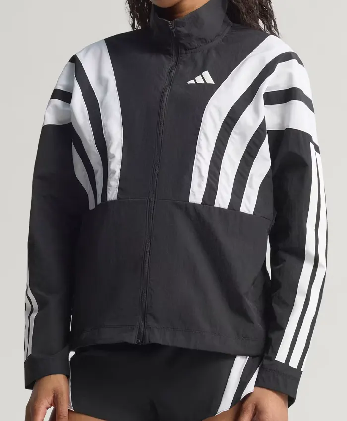 Adidas Womens Adizero Archive Running Jacket Black