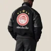 Aimé Leon Dore Fall Winter 2026 Olympiacos F.C. Black Bomber Jacket On Sale