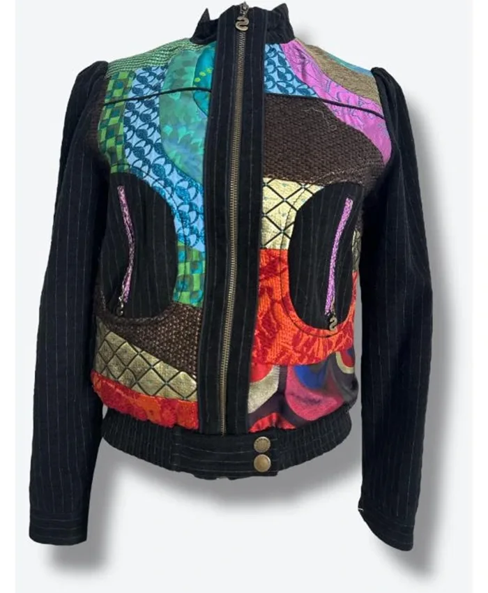 Amita Rao TV Series Adults 2026 Multicolor Patchwork Jacket