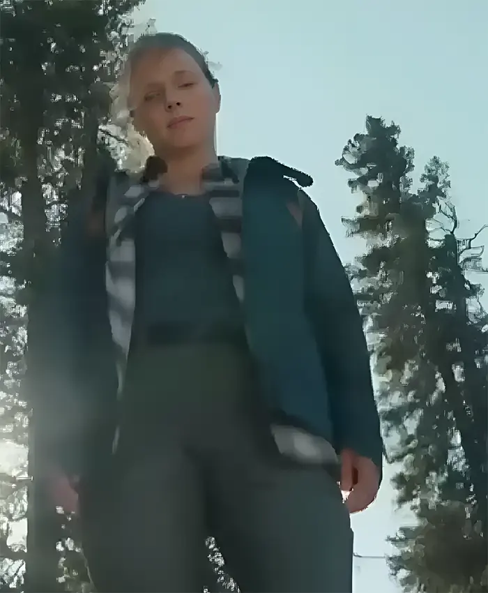 Anna Pigeon S01 Tracy Spiridakos Blue Jacket