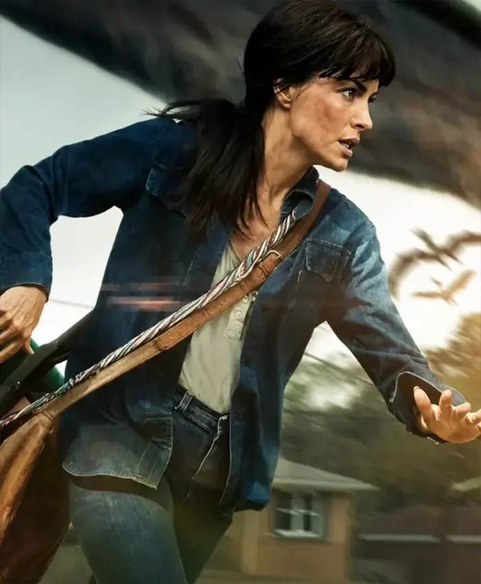 Anne Hathaway The End of Oak Street 2026 Denim Jacket