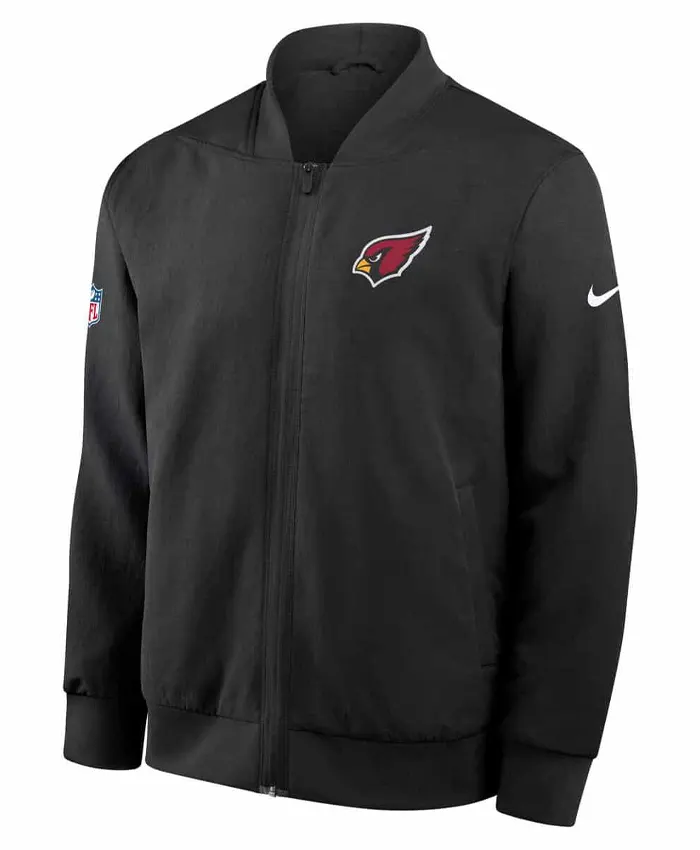 Arizona Cardinals Nike Black Bomber Jacket