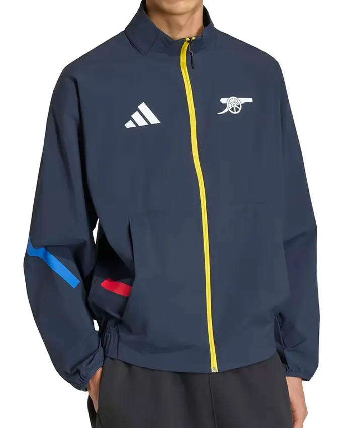 Arsenal adidas 2025 26 Club Anthem Navy Jacket