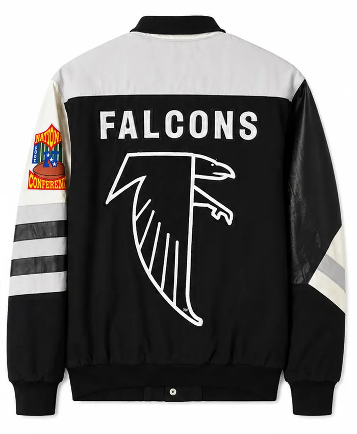 Atlanta Falcons Leather Jacket Vintage